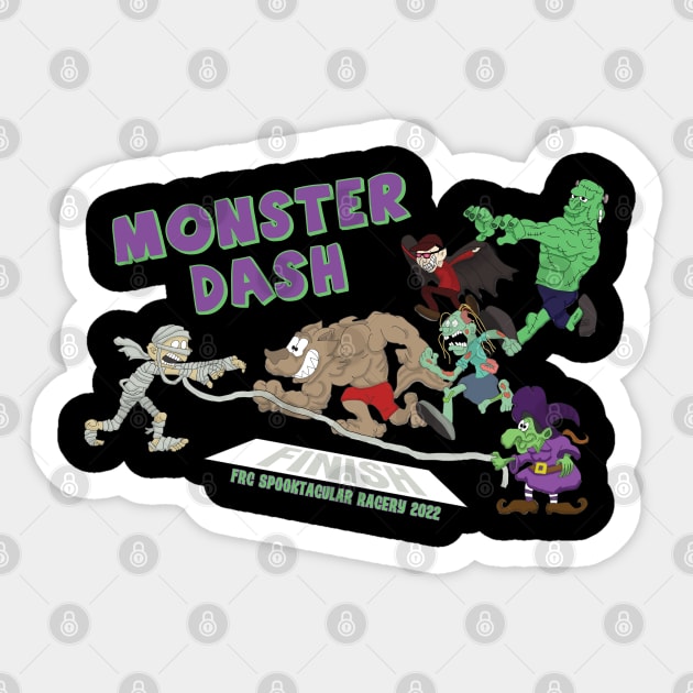 Monster Dash Sticker by Fans of Fanthropy